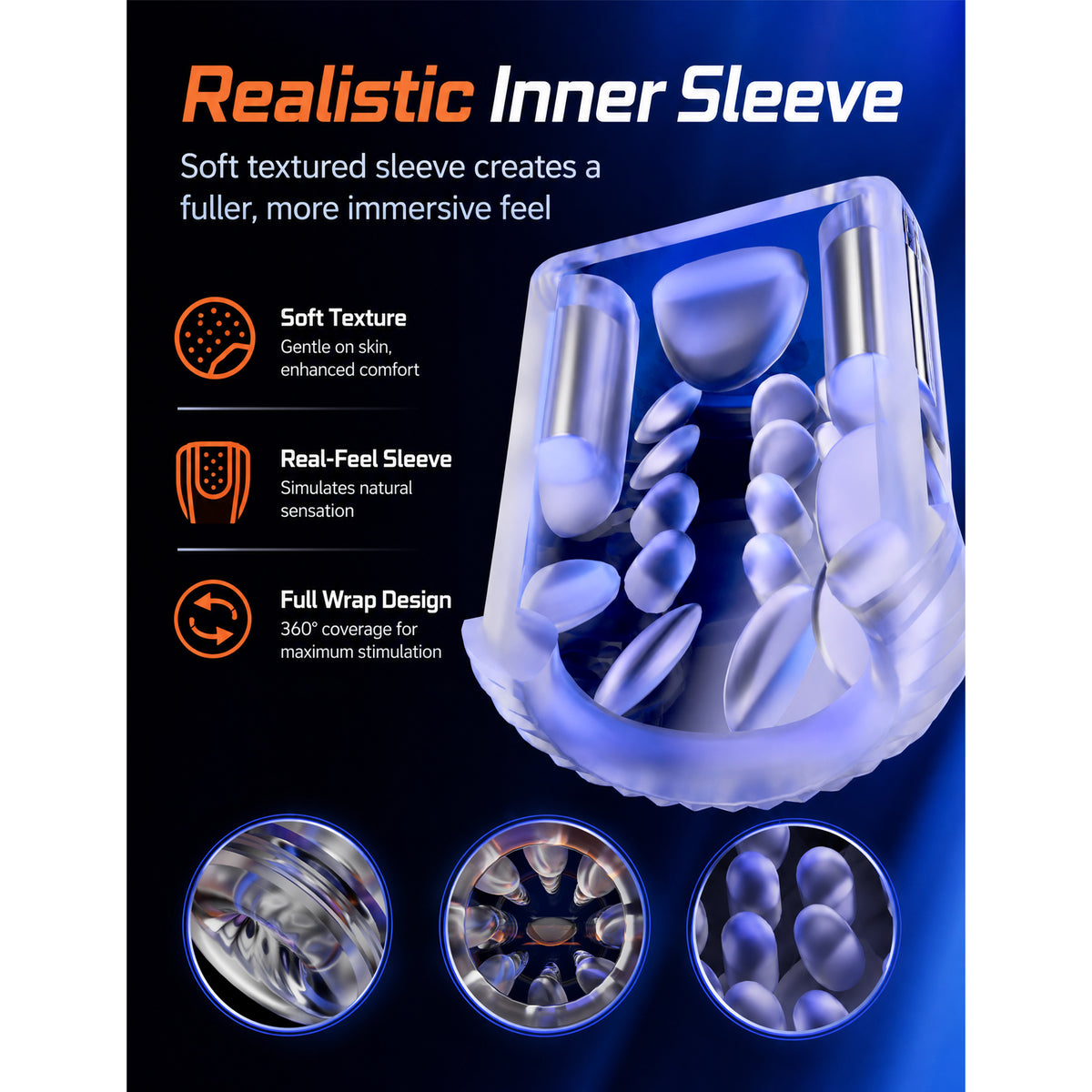 Mesterstar App-Controlled Automatic Male Masturbator with Thrusting & 360° Rotation