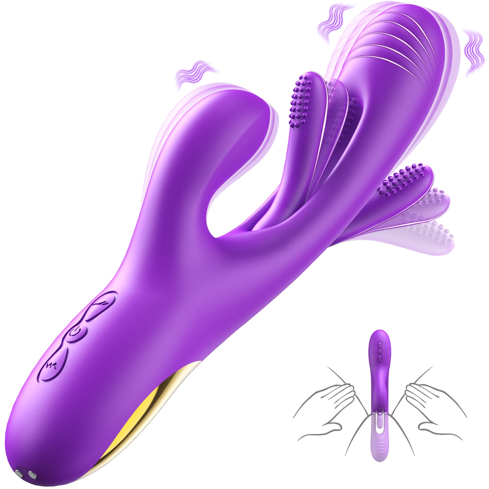 Aurieel: Vibrator Dildo Rabbit Sex Toys Moiame Aurieel: Vibrator Dildo Rabbit Sex Toys Moiame