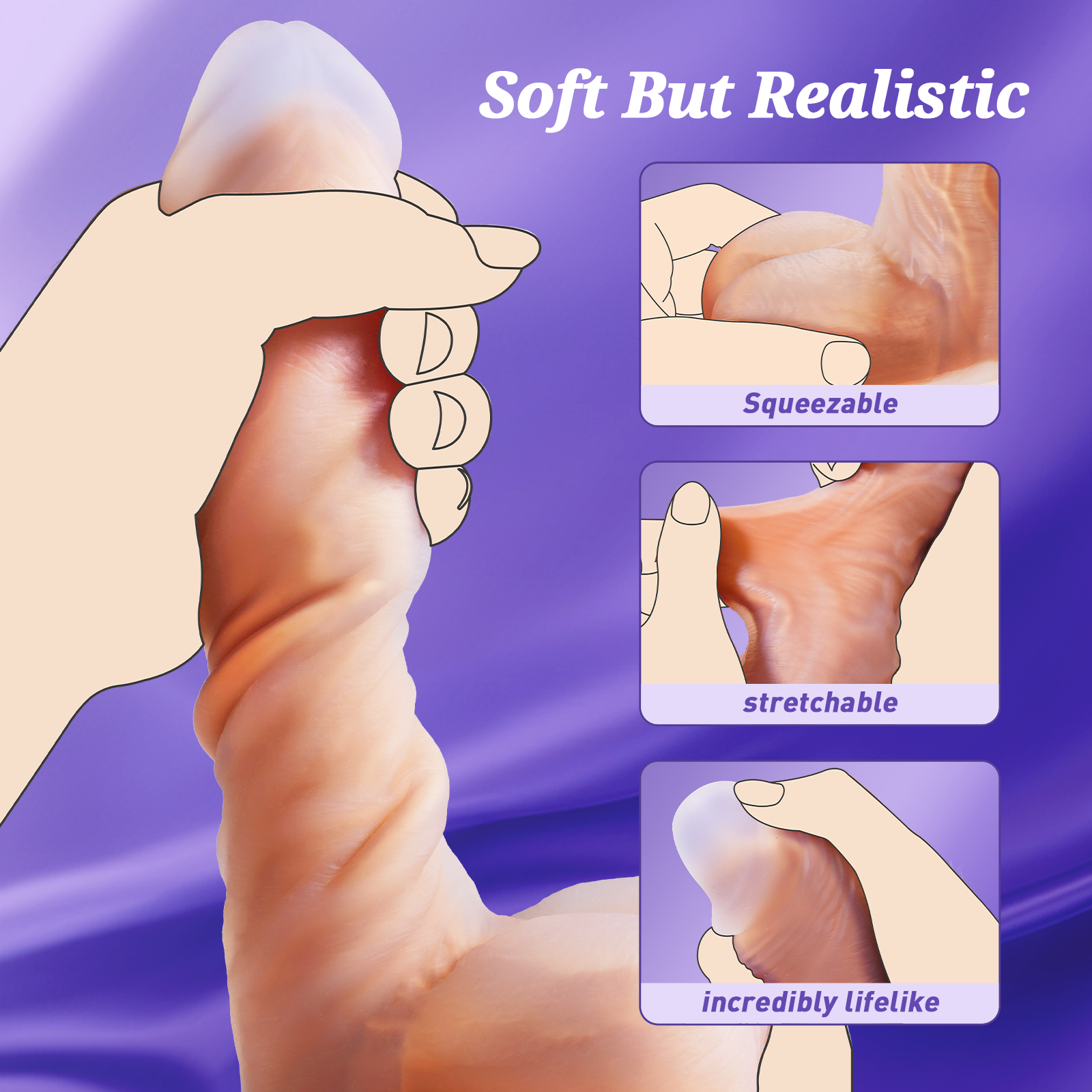 Realistic Dildo Women Sex Toy