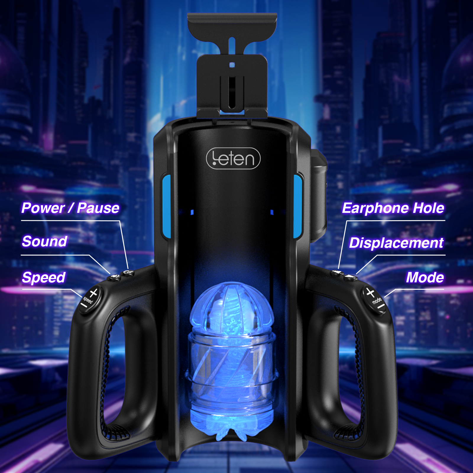 Sex Toys for Men Male Masturbator-Automatic Electric Male Sex Toys with 12times/s Thrusting, Men Sex Toys Adult Toys with Phone Holder and 2 Soft Silicone Pocket Pussy Hand Free Penis Training Stroker