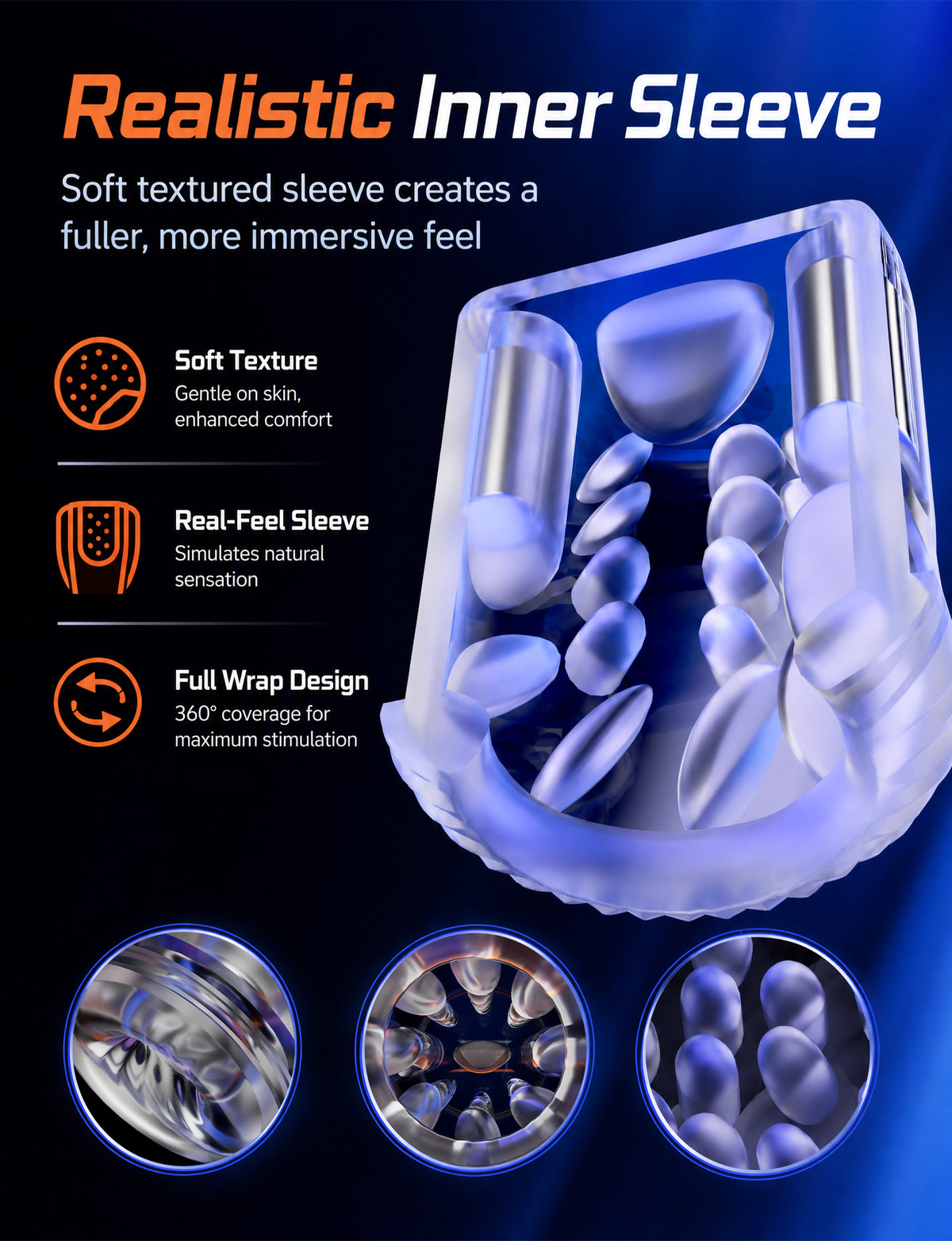 Mesterstar App-Controlled Automatic Male Masturbator with Thrusting & 360° Rotation