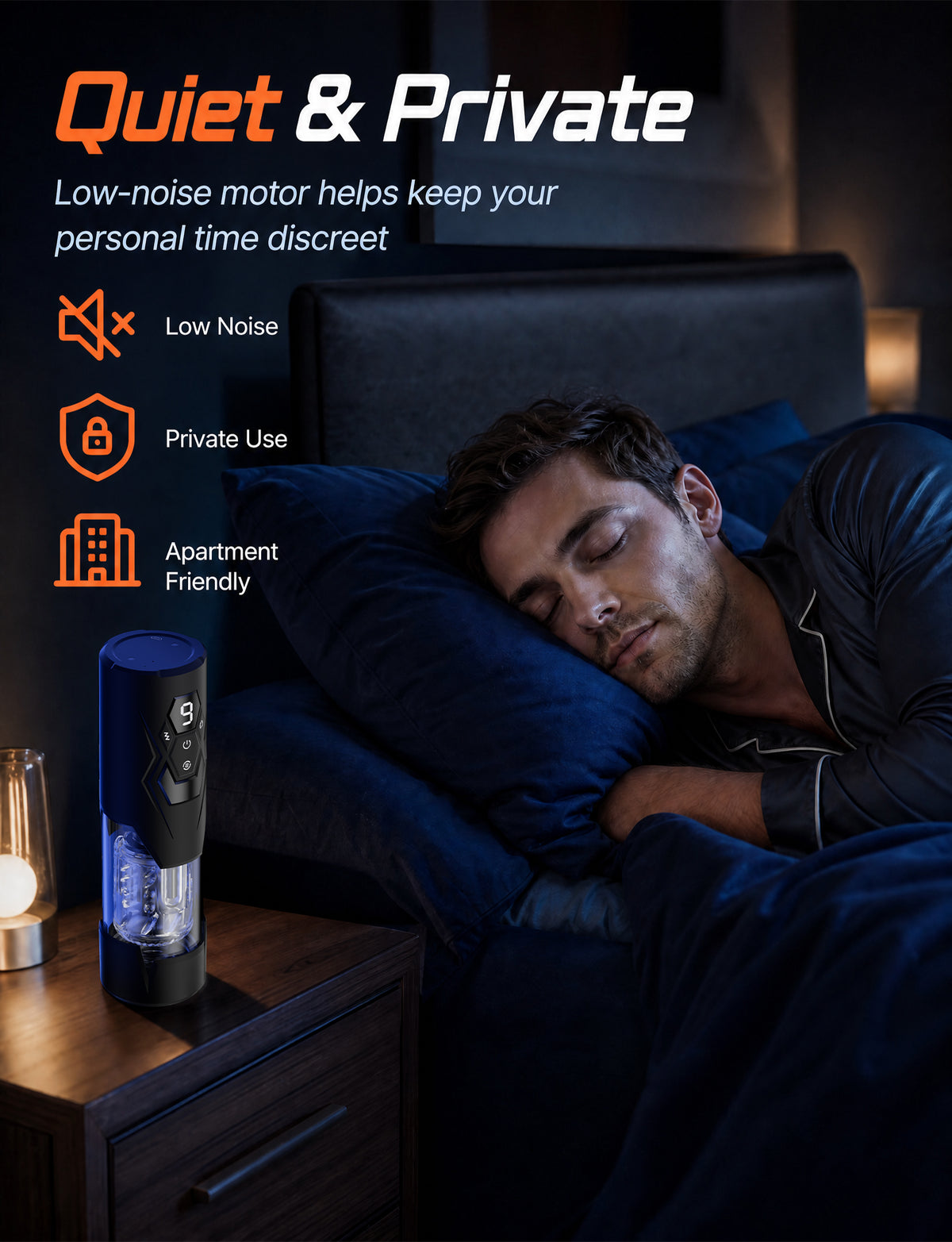 Mesterstar App-Controlled Automatic Male Masturbator with Thrusting & 360° Rotation