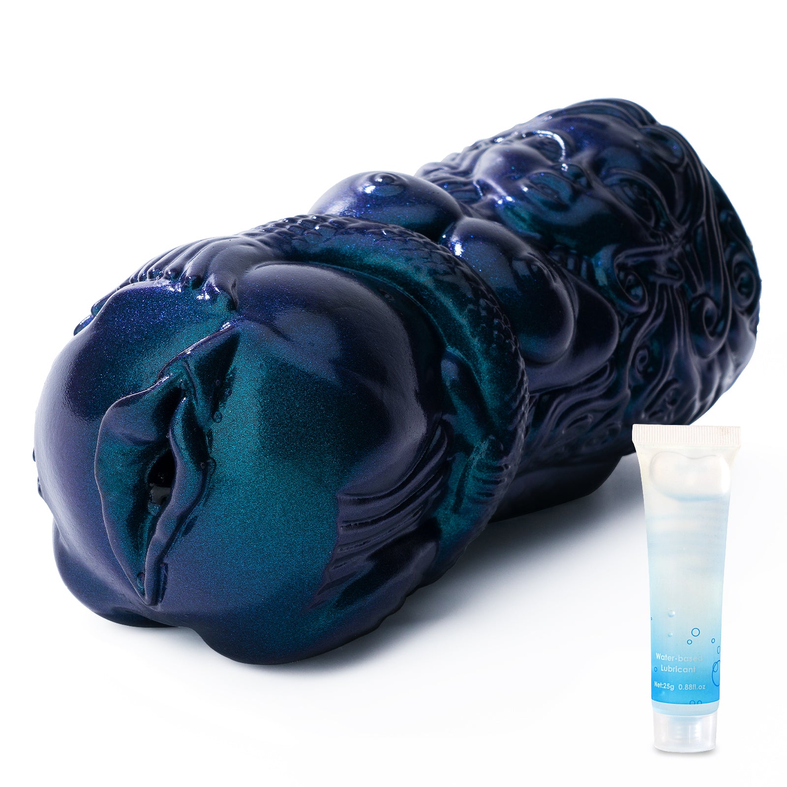 Pocket Pussy for Men Masturbator – Soft & Elastic Mermaid Silicone Pocket Pussy with Textured Massage Channel, Easy to Clean, Durable Male Sex Toy & Adult Sex Toys for Men