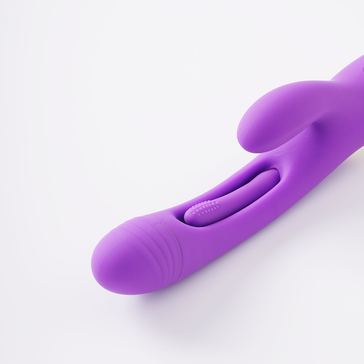 Vibrator Dildo Rabbit Sex Toys -LOVENOTE G Spot Vibrator Massager for Women Clitoral Nipple Stimulation, 3 in 1 Sex Toys with 14 Vibration & 7 Tongue Licking Flapping, Adult Product