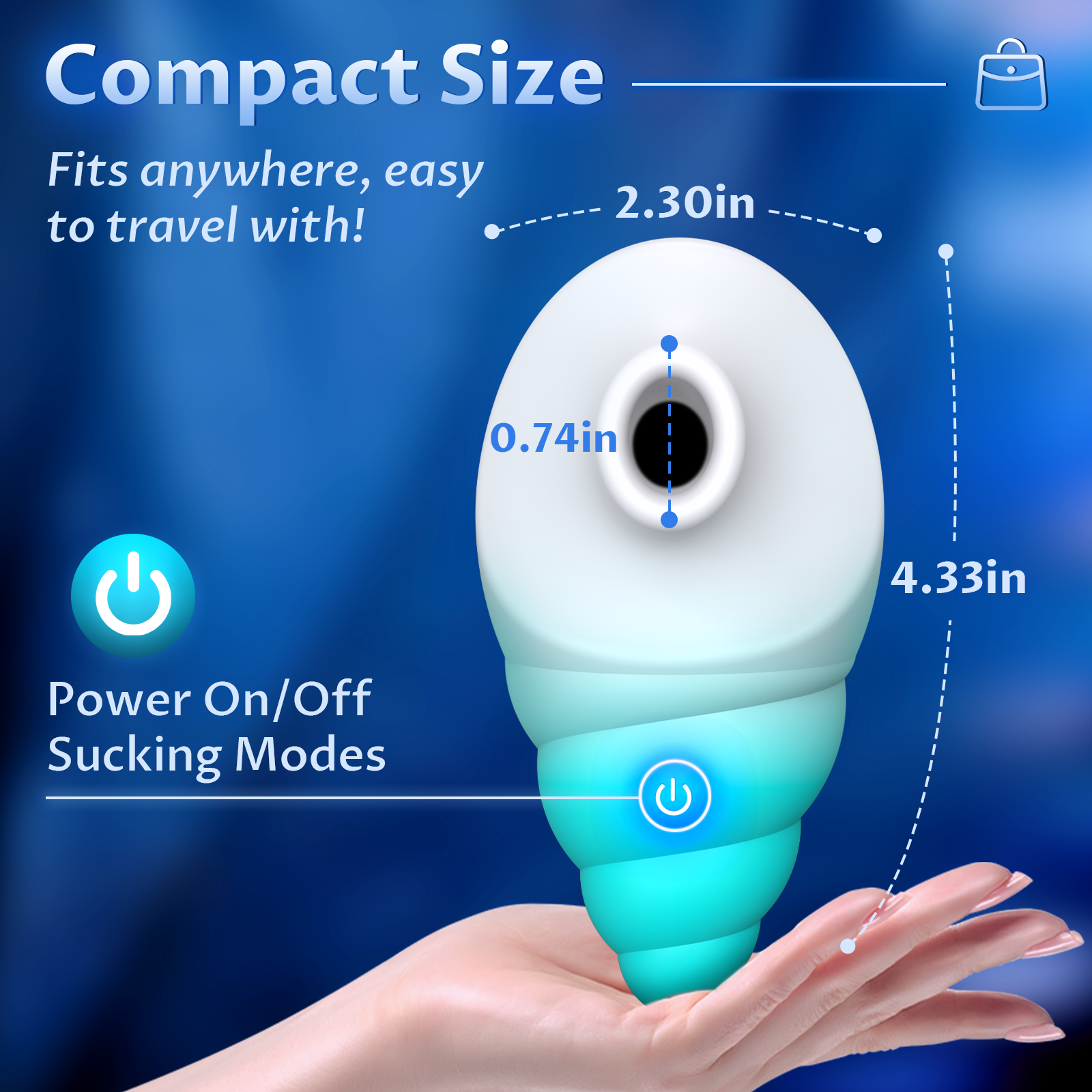 Sucking Vibrator Women Sex Toys - Bszone Conch Adult Sex Toys Clitoral Nipple Suction Vibrators with 10 Sucking Modes, Wide Opening Sucker Rose Mini Vibrater for Female Couples Adult Sex Games