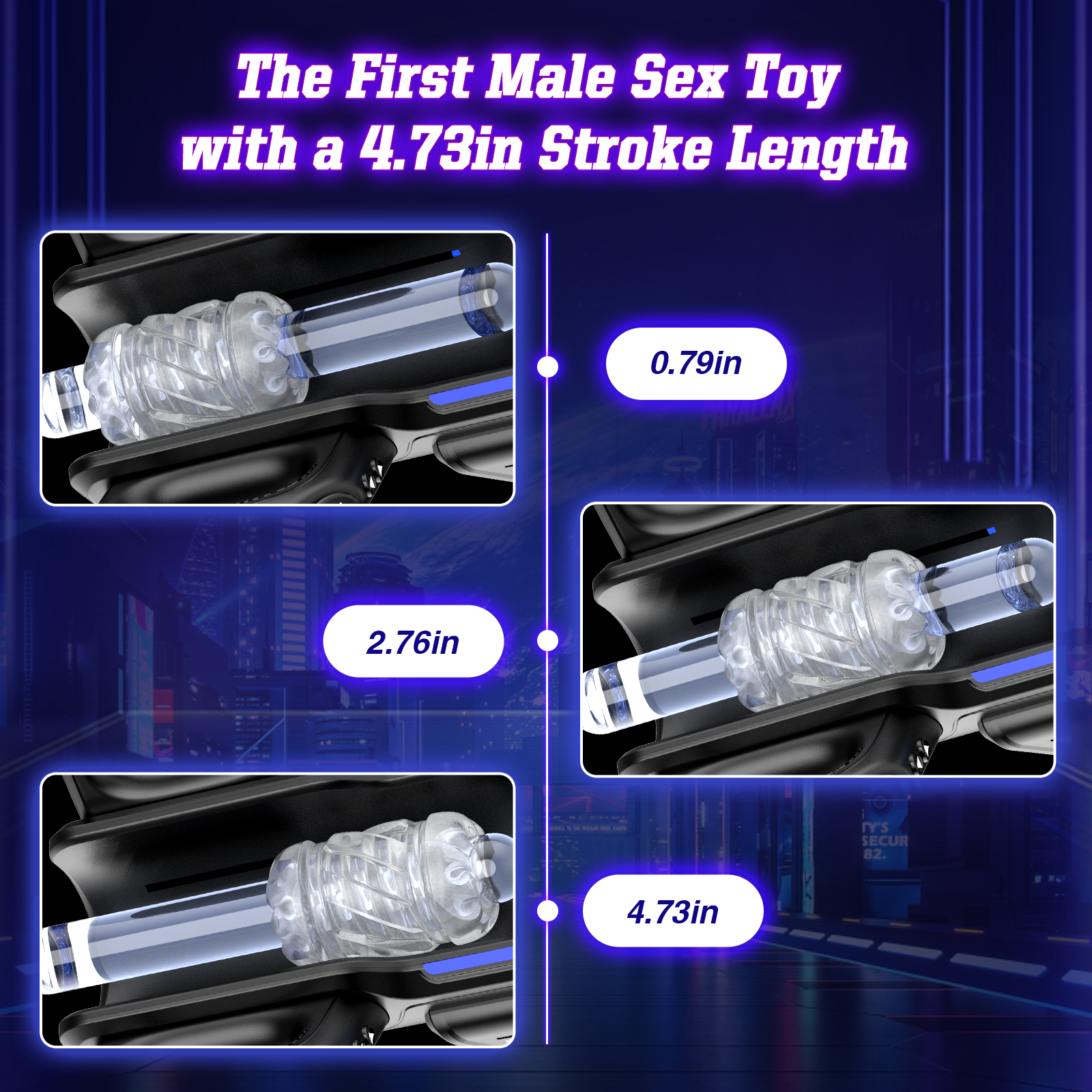 Sex Toys for Men Male Masturbator-Automatic Electric Male Sex Toys with 12times/s Thrusting, Men Sex Toys Adult Toys with Phone Holder and 2 Soft Silicone Pocket Pussy Hand Free Penis Training Stroker