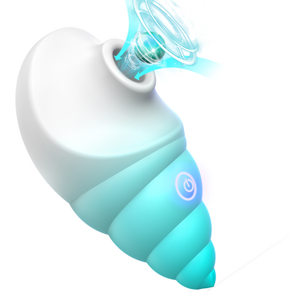 Sucking Vibrator Women Sex Toys - Bszone Conch Adult Sex Toys Clitoral Nipple Suction Vibrators with 10 Sucking Modes, Wide Opening Sucker Rose Mini Vibrater for Female Couples Adult Sex Games