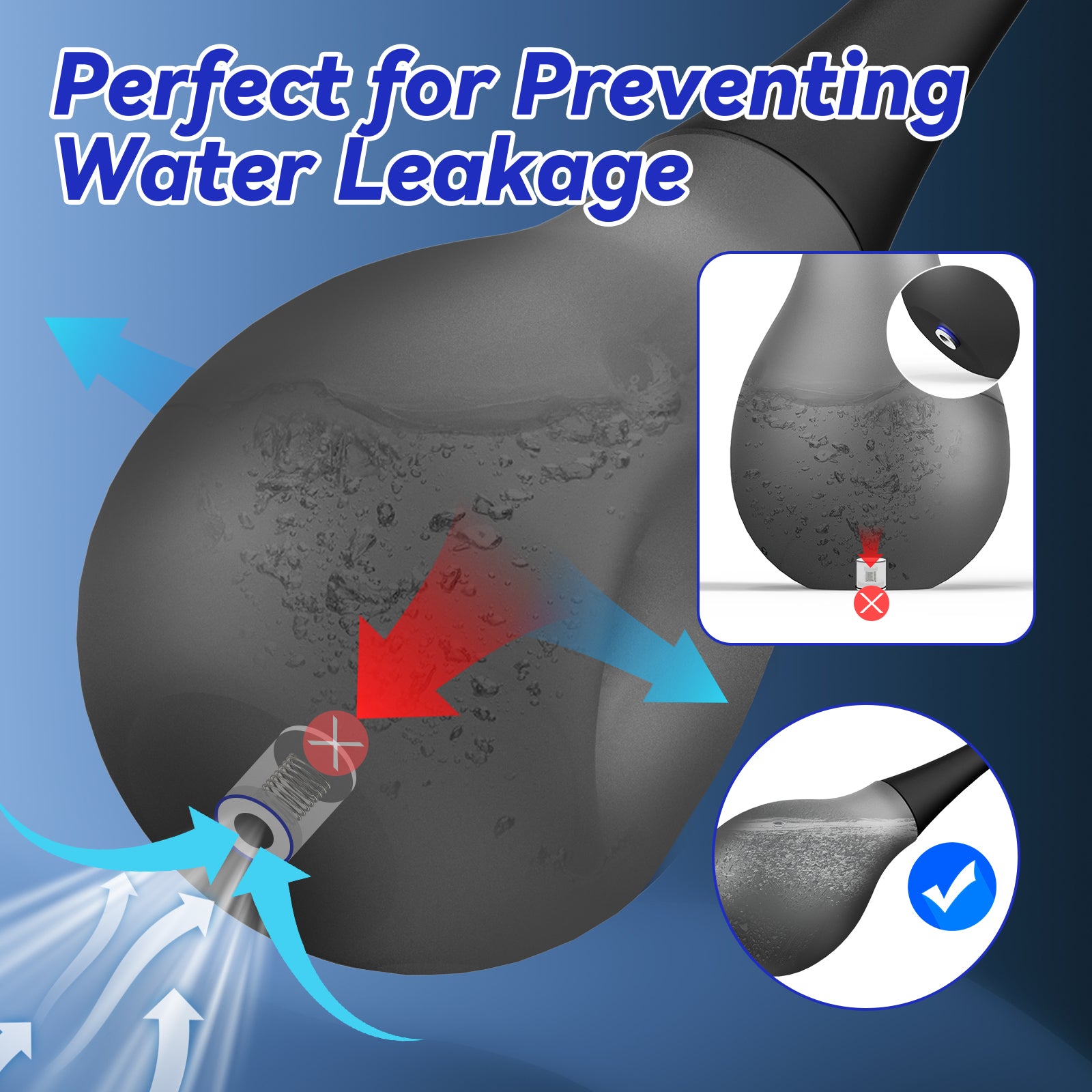 Enema Douche Anti Back-Flow,Silicone Enema Reusable Anal Douche Cleaner for Men Women Colon Cleansing,Shower douche with 5 Spouts connected to shower hole,Vaginal Cleaner 10oz (Semi-transparent, 10oz)