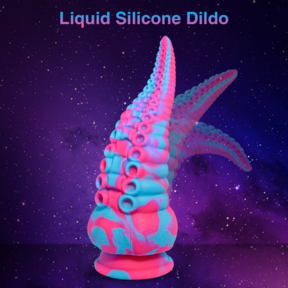 Monster Dildo Tentacle Adult Toy: Big Thick Dildos with Suction Cup for Women, Huge Fantasy Dildo with Octopus-Shape, 8.7” Silicone Giant Dildo