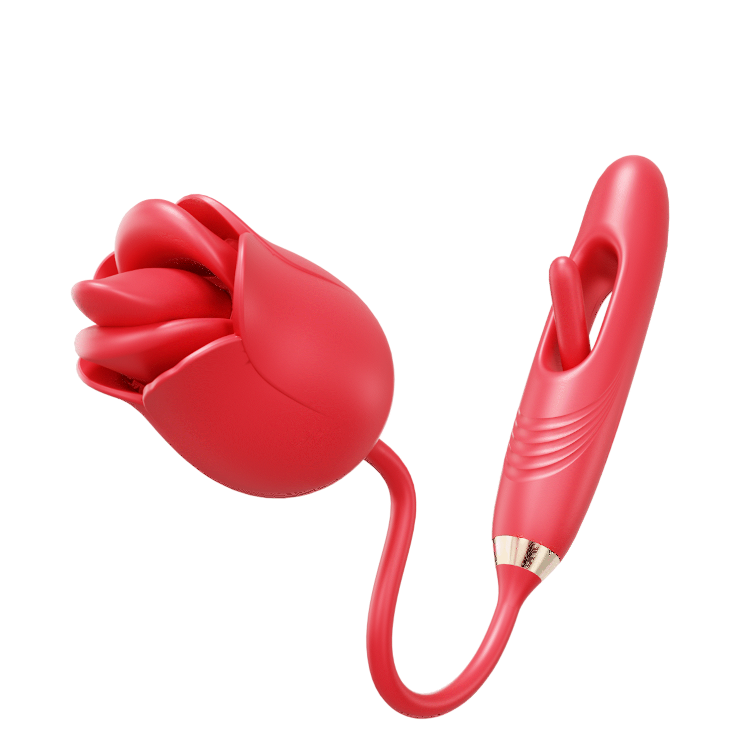 Licking, Kissing, Tapping, and Vibrating
30 Vibrating & Licking & Flapping Modes
Ergonomic Body-Conforming Structure
Rose-Inspired Appearance